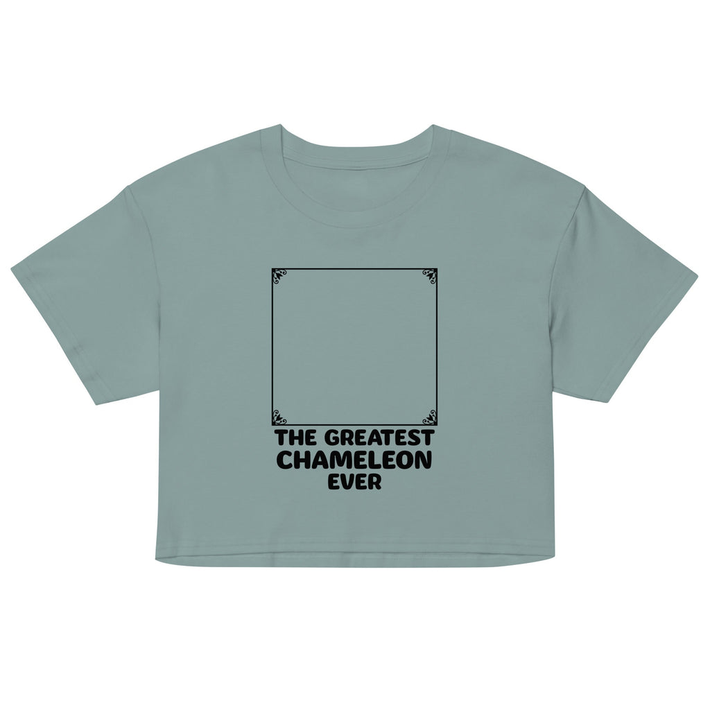 The Greatest Chameleon Ever Women's Crop Tee
