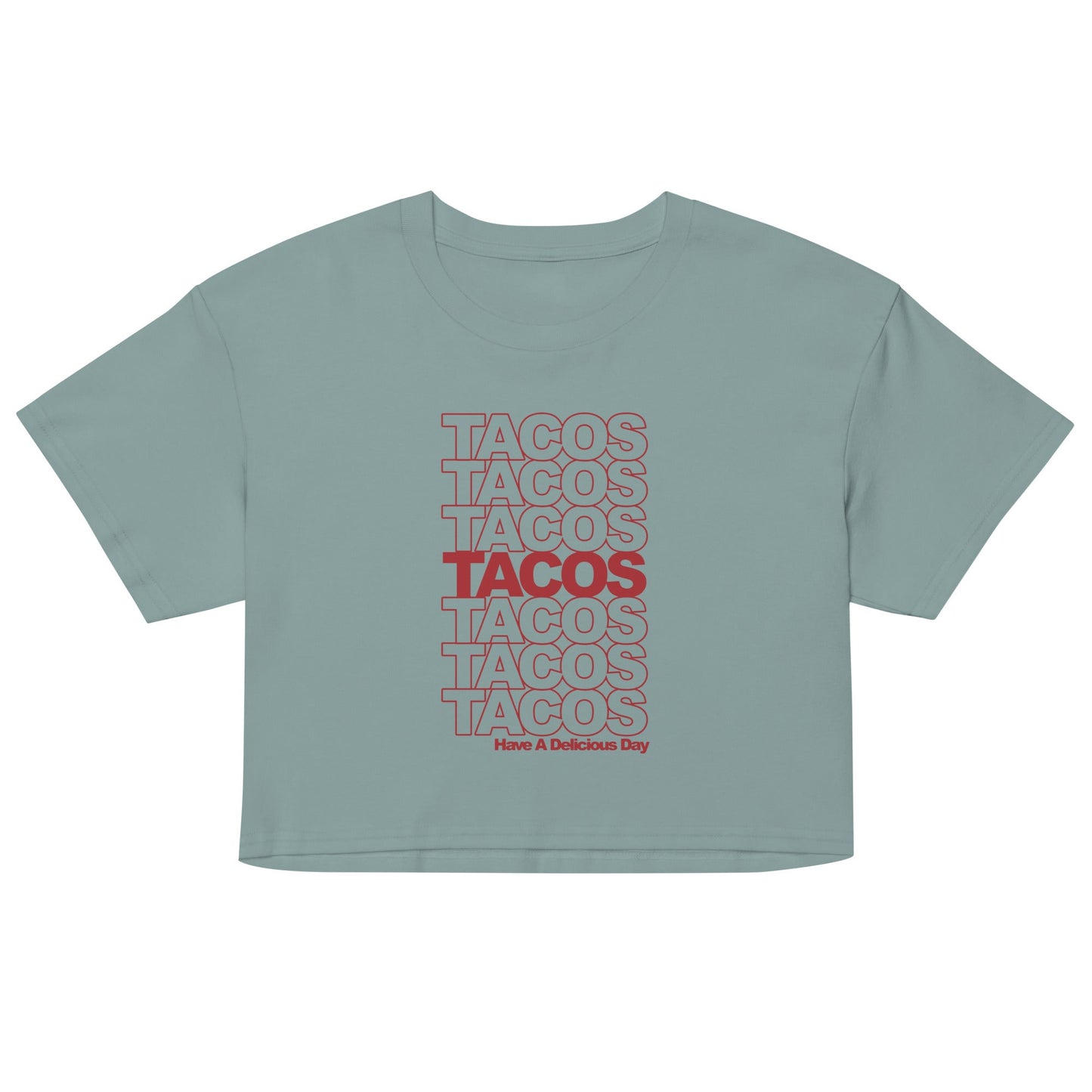 Tacos Tacos Tacos Women's Crop Tee