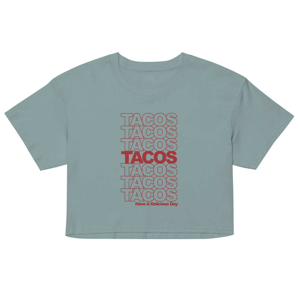 Tacos Tacos Tacos Women's Crop Tee