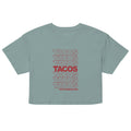 Tacos Tacos Tacos Women's Crop Tee