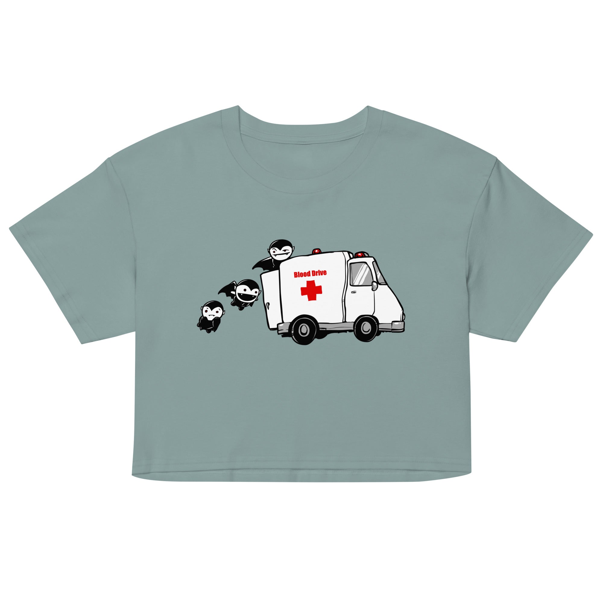 Blood Drive Vampires Women's Crop Tee