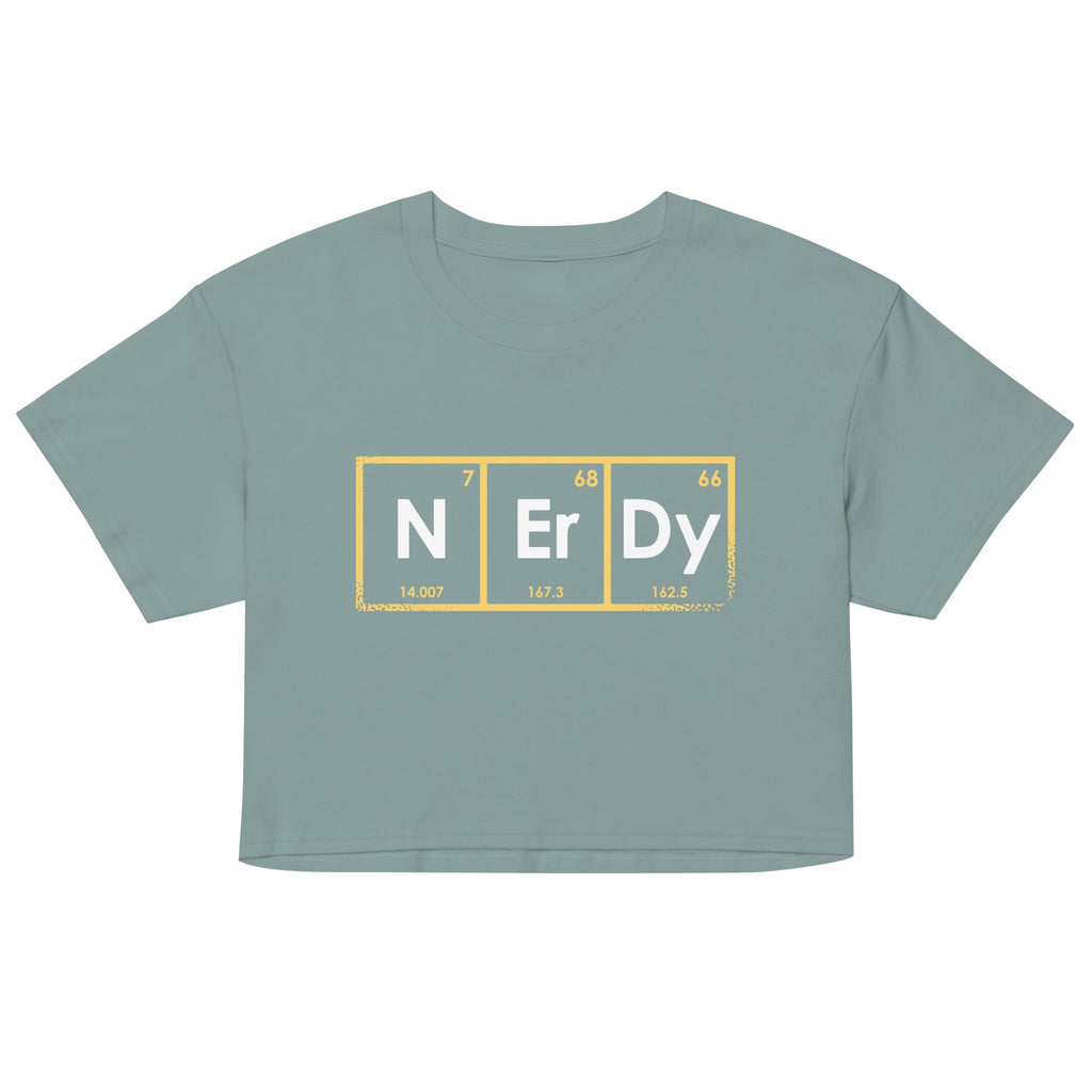 NErDy Elements Women's Crop Tee