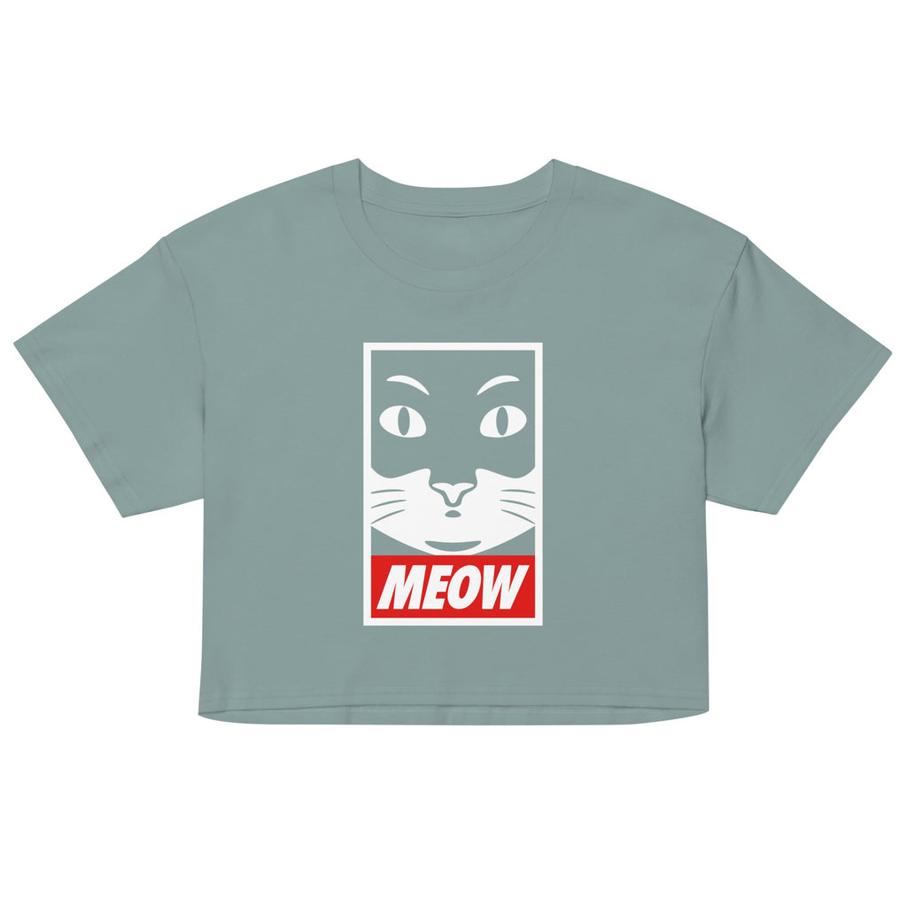 Meow Women's Crop Tee