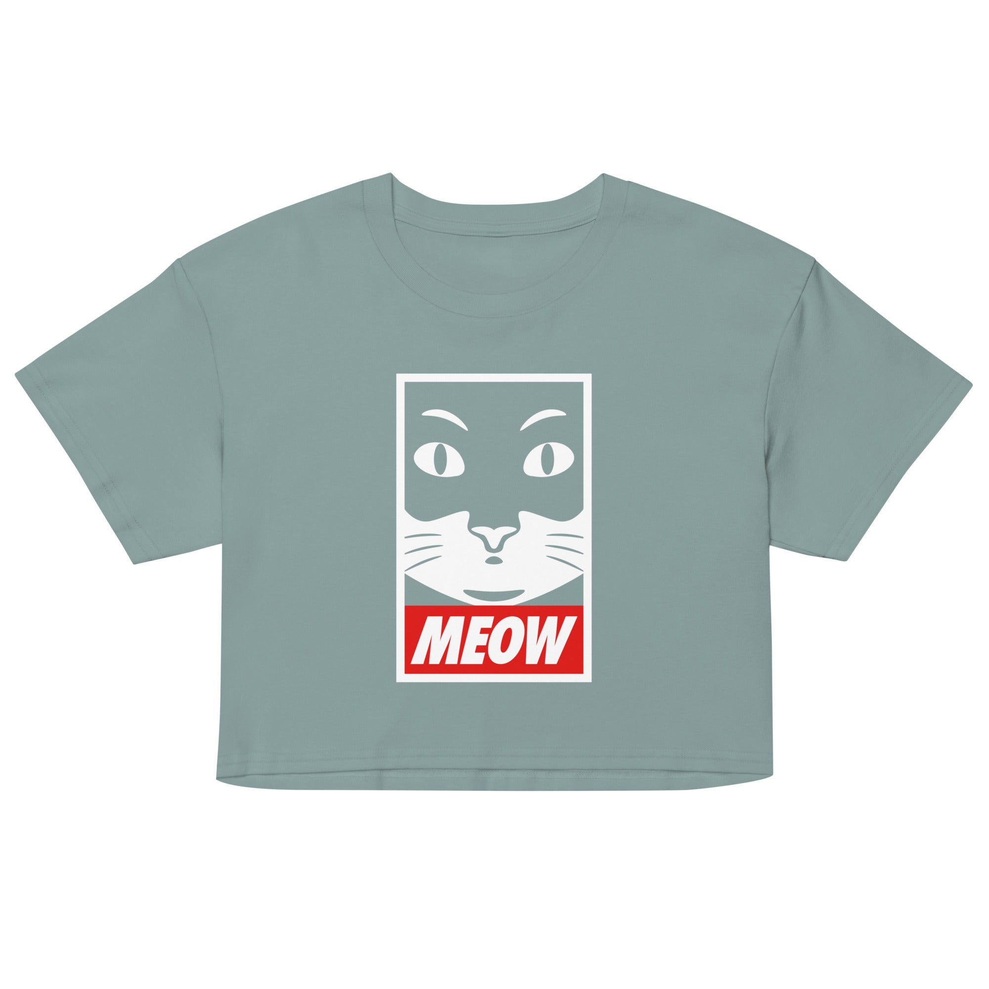 Meow Women's Crop Tee