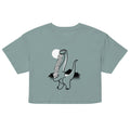 Bookosaurus Women's Crop Tee