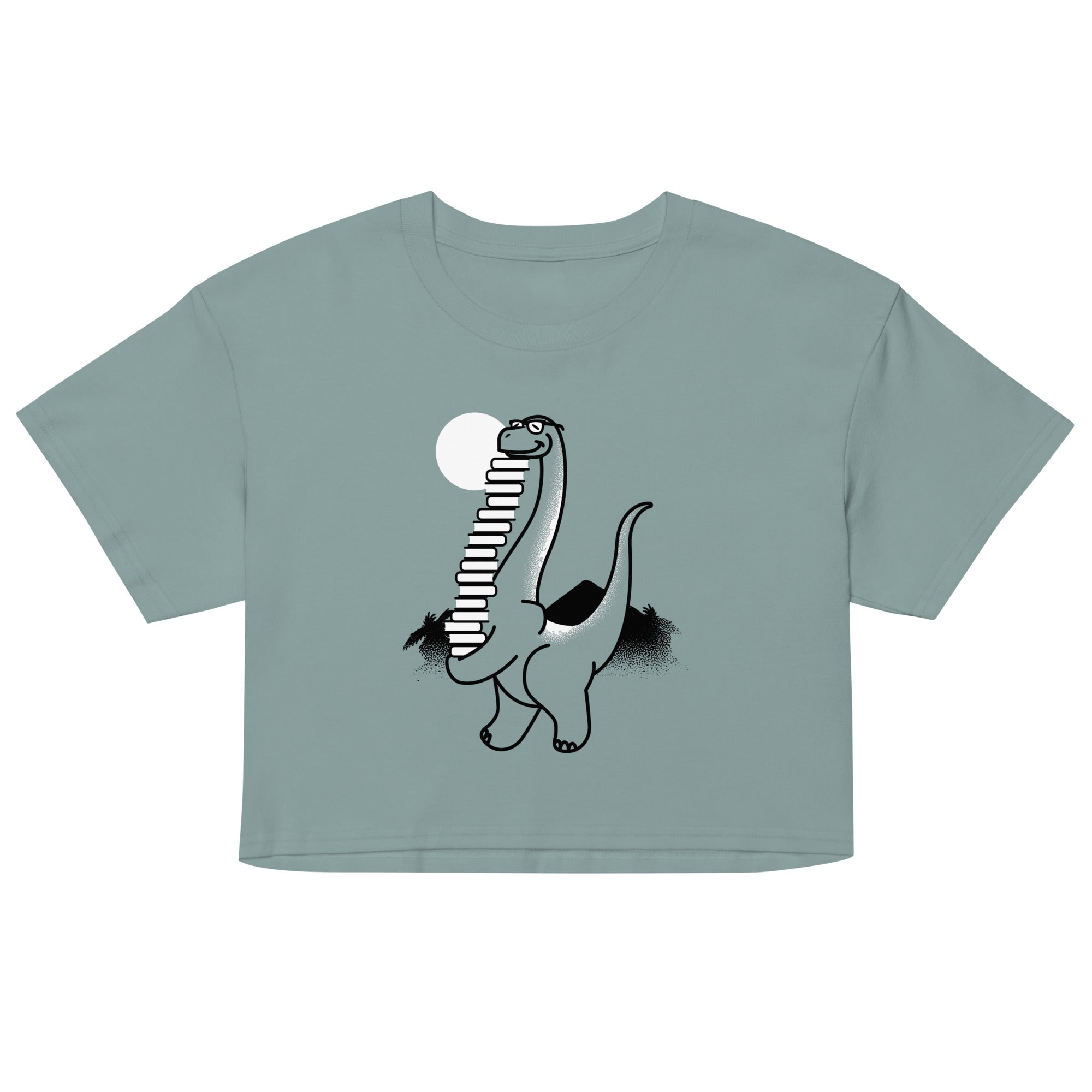Bookosaurus Women's Crop Tee