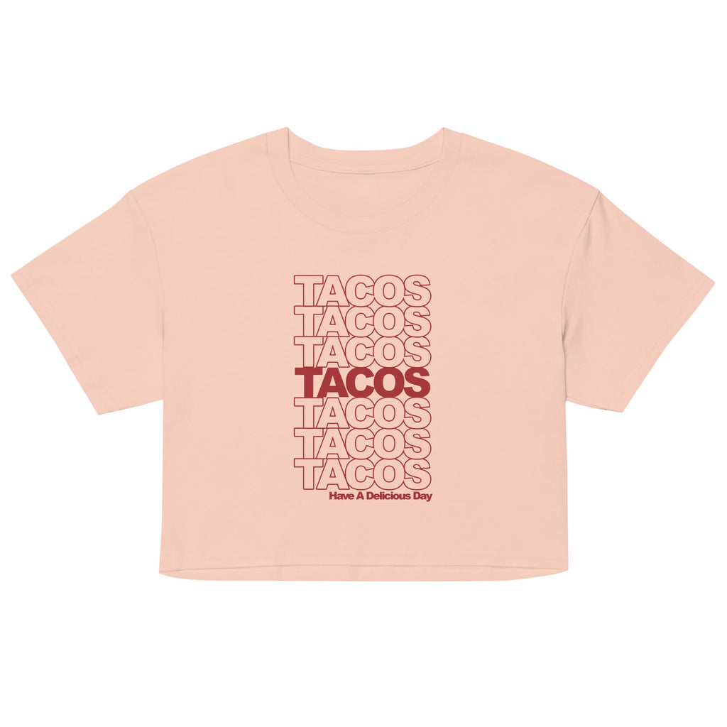 Tacos Tacos Tacos Women's Crop Tee