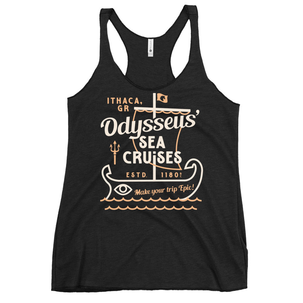 Odysseus Sea Cruises Women's Racerback Tank