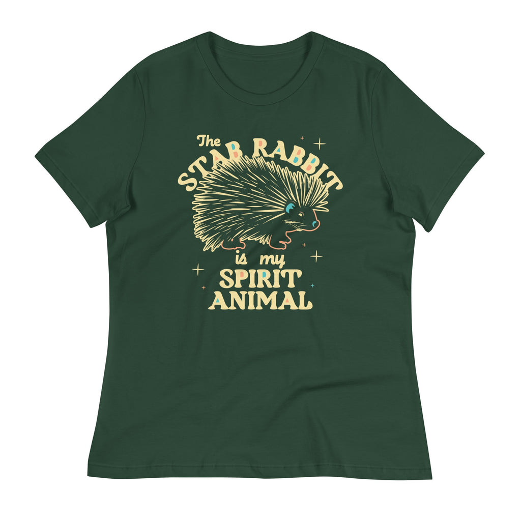 The Stab Rabbit Is My Spirit Animal Women's Signature Tee
