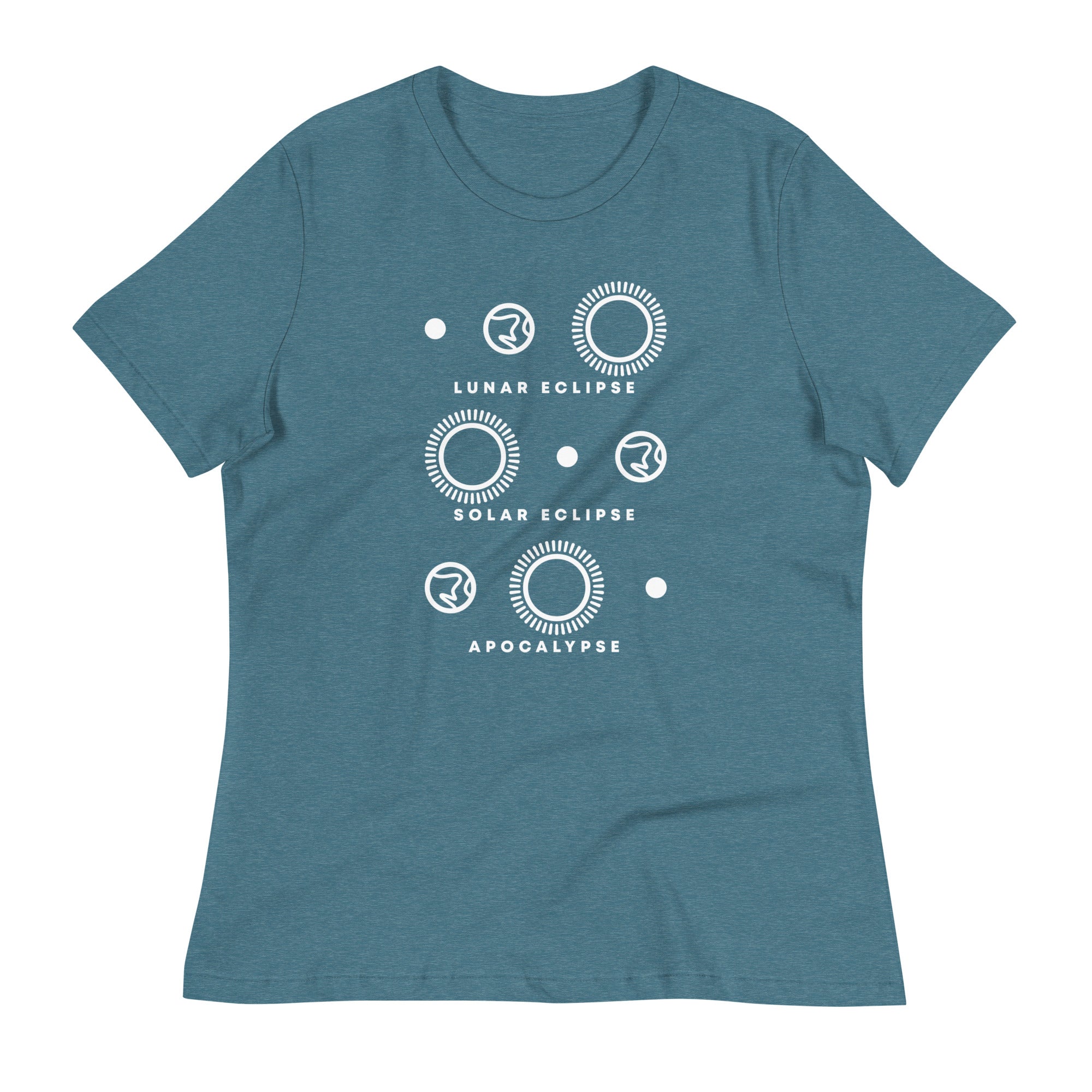 Lunar Eclipse Solar Eclipse Apocalypse Women's Signature Tee