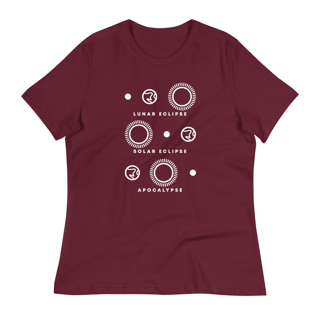 Lunar Eclipse Solar Eclipse Apocalypse Women's Signature Tee