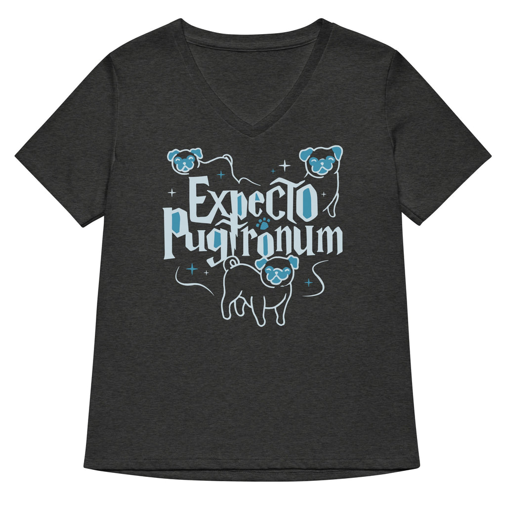 Expecto Pugtronum Women's V-Neck Tee