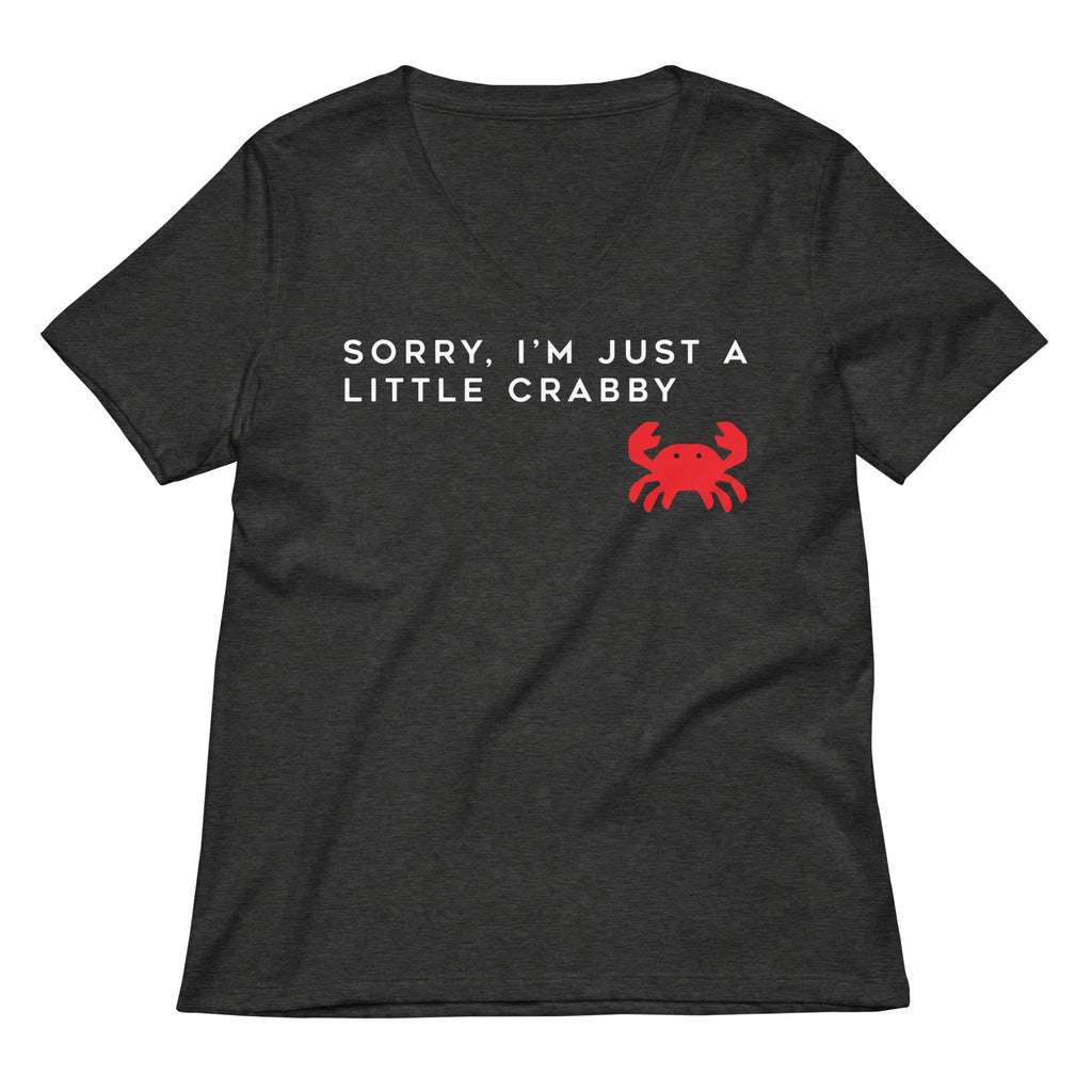 Sorry, I'm Just A Little Crabby Women's V-Neck Tee