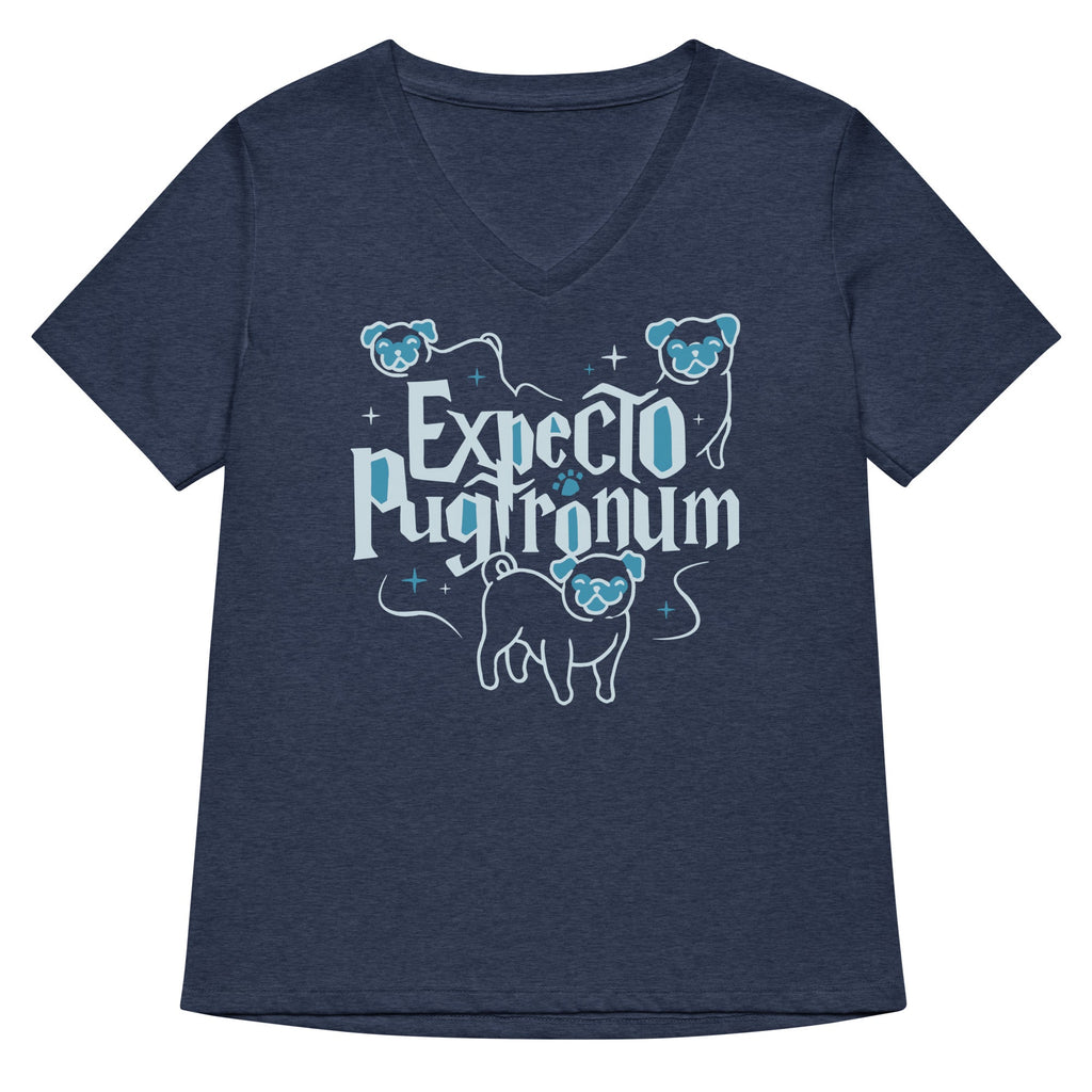 Expecto Pugtronum Women's V-Neck Tee