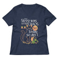 The Sleep Was Utter Chaos So Today So Am I Women's V-Neck Tee