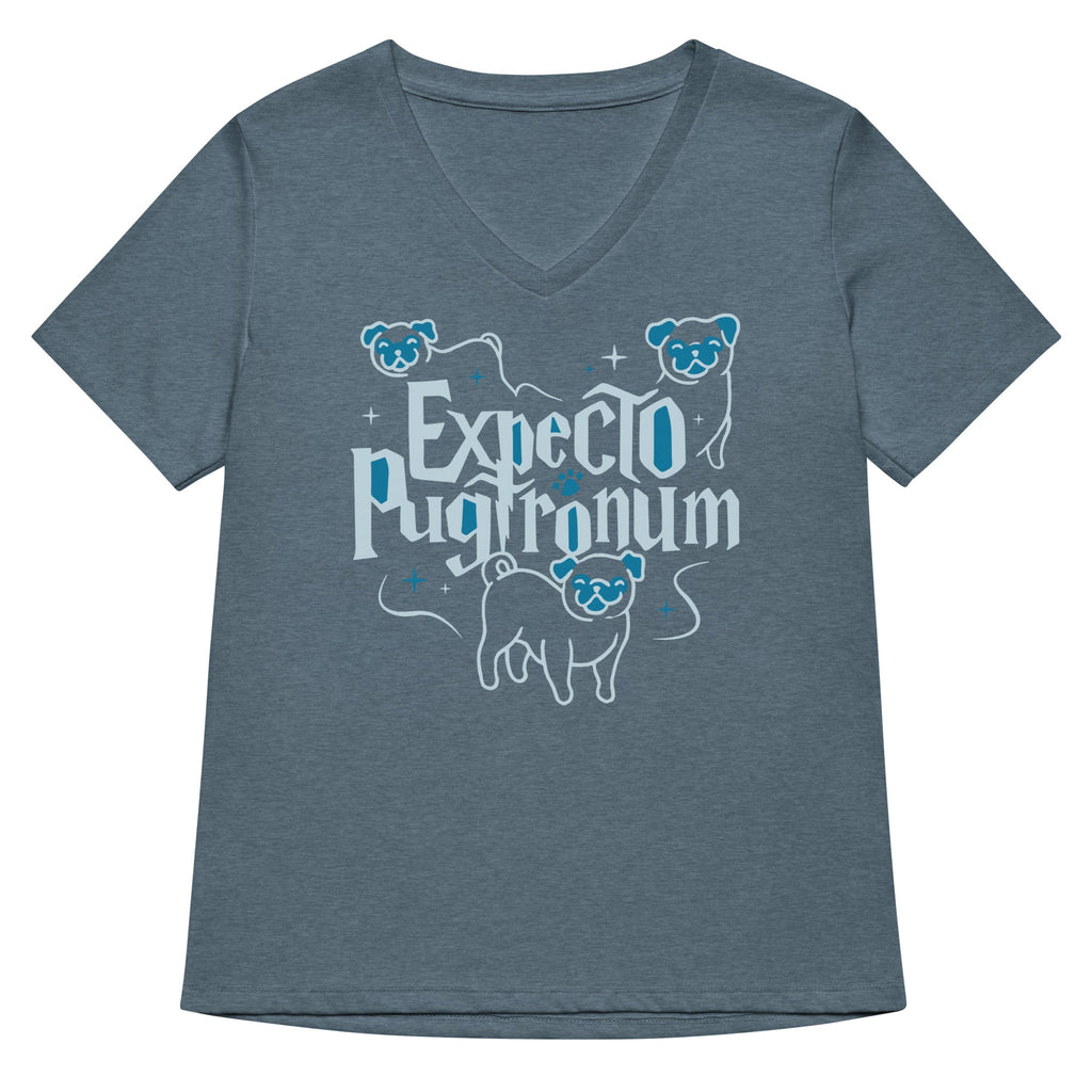 Expecto Pugtronum Women's V-Neck Tee