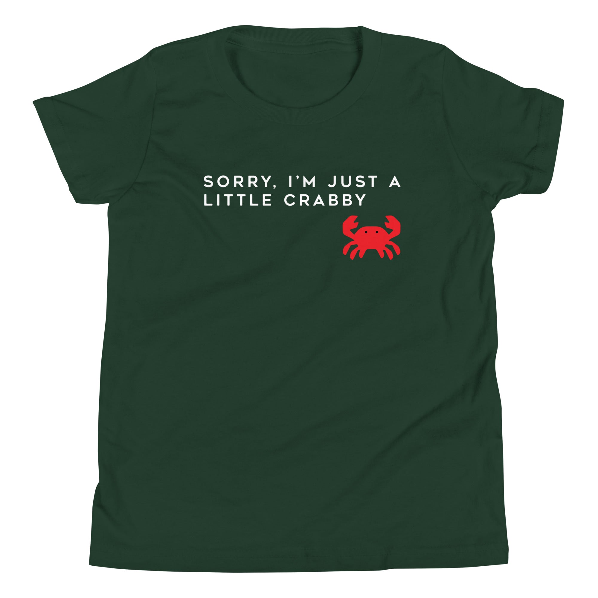 Sorry, I'm Just A Little Crabby Kid's Youth Tee