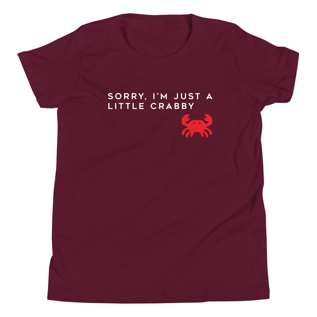 Sorry, I'm Just A Little Crabby Kid's Youth Tee